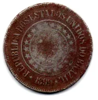 1899 - 200 Réis - Moeda Brasil