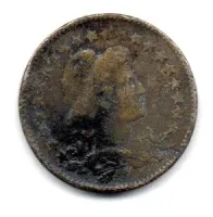 1922 - 100 Réis - Moeda Brasil - Foto 2