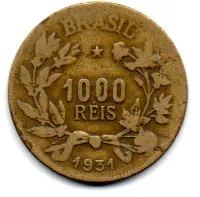 1931 - 1000 Réis - Moeda Brasil