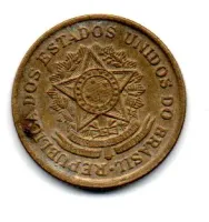1956 - 2 Cruzeiros - Brasão - Moeda Brasil - Foto 2
