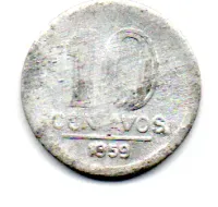 1959 - 10 Centavos - Moeda Brasil