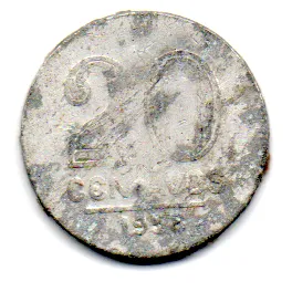 1958 - 20 Centavos - Moeda Brasil