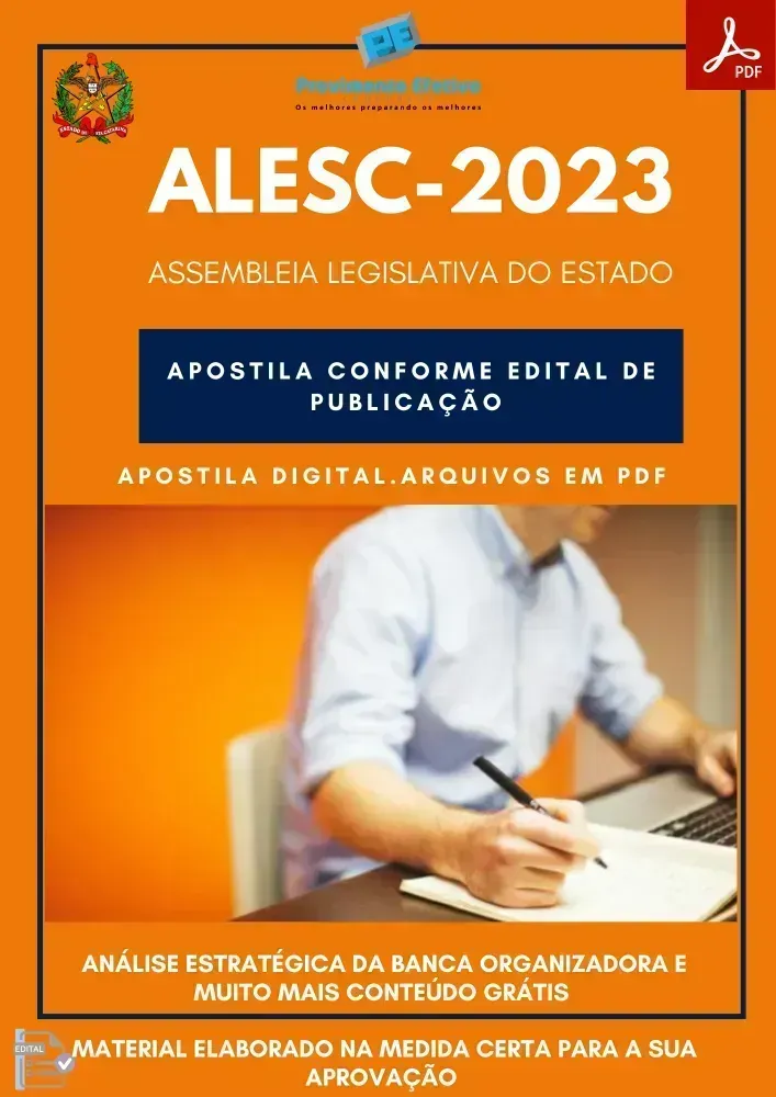 Apostila ALESC Direito Consultor Legislativo 2023