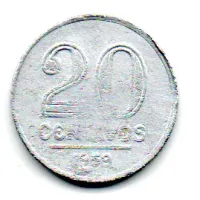 1959 - 20 Centavos - Moeda Brasil