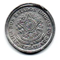 1961 - 20 Centavos - Moeda Brasil - C/ Danos - Foto 2