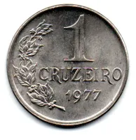 1977 - 1 Cruzeiro - Moeda Brasil