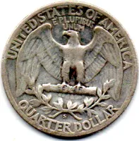 Estados Unidos - 1942S - 25 Cents - Prata .900 - Aprox. 6,25g - 24,3mm - Foto 2