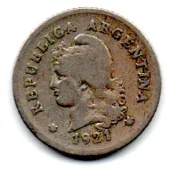 Argentina - 1921 - 10 Centavos