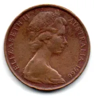 Austrália - 1966 - 2 Cents