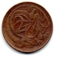Austrália - 1966 - 2 Cents - Foto 2