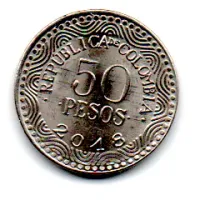 Colômbia - 2018 - 50 Pesos