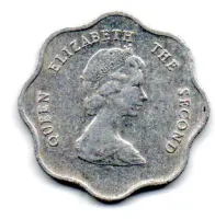 Estados do Caribe Ocidental - 1987 - 5 Cents - Foto 2