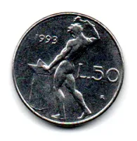 Itália - 1993 - 50 Lire
