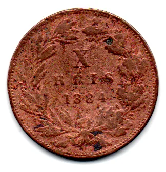 Portugal - 1884 - X Réis