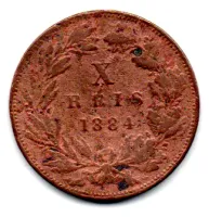 Portugal - 1884 - X Réis