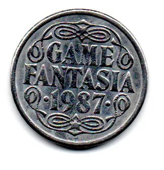 Ficha - 1987 - Game Fantasia - Amusement Sigma Only
