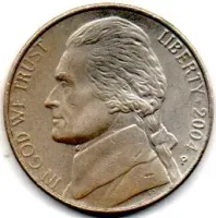 Estados Unidos - 2004P - 5 Cents - Comemorativa - Viagem para o Oste - Louisiana Purchase - Foto 2