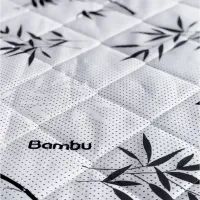 Baú casal Carioca Vz 30+12cm pé + Colchão Resistente Iso 100 Ortopedico D33 18 cm  - Foto 2