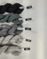Conjunto 05 Cores Tons Cinza de Lãs Paratapet Meadas 8 fios