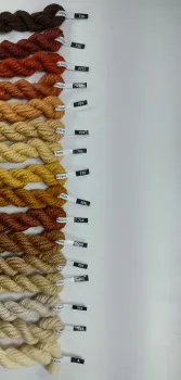 Conjunto 16 Cores Tons Bege de Lãs Paratapet Meadas 8 fios