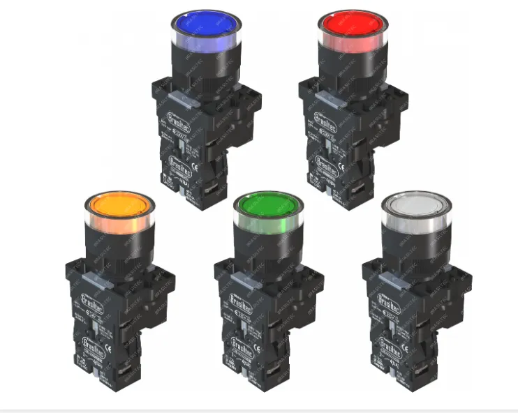 Botão de Impulso Plástico com Iluminação Imagem