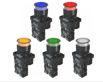 Botão de Impulso Plástico com Iluminação