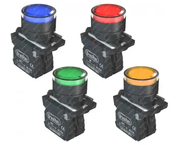 Botão de Impulso Plástico com Iluminação