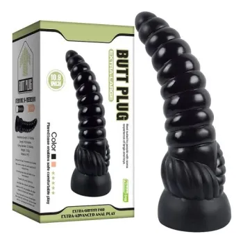 Pênis Dildo com Ventosa 30 x 8cm em formato de Plug - 6842