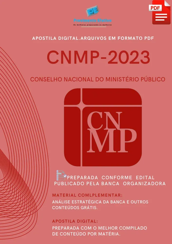 Apostila CNMP Contabilidade Analista 2023 Imagem
