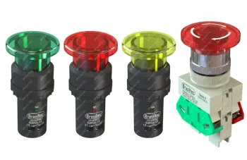 Botão de Emergência Com Iluminação (Plástico)