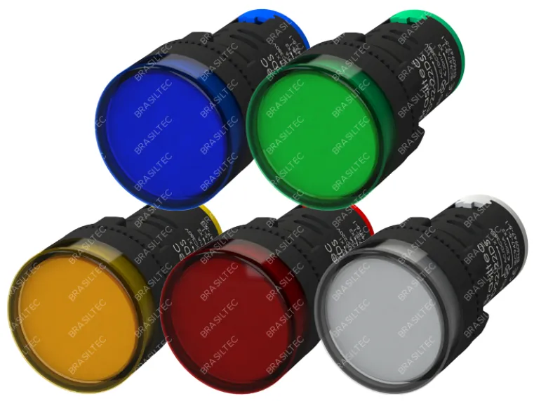 Sinaleiro LED 22mm 12Vca/Vcc