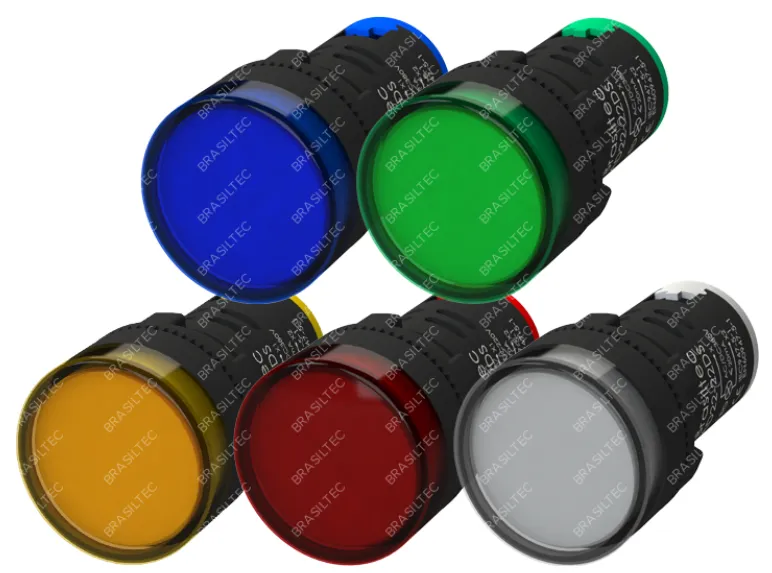 Sinaleiro LED 22mm Bivolt 110/220Vca