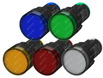 Sinaleiro LED 22mm 380Vca