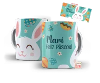 Caneca Personalizada Coelhinho da Páscoa