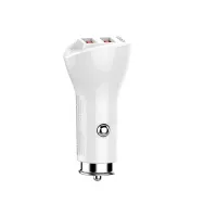 Carregador Veicular 2 USB para Lightning QC3.0 36W Kaidi KD-302A - Foto 2