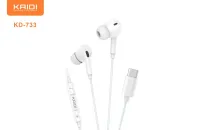 Fone de Ouvido Tipo-C com Microfone Kaidi KD-733 - Foto 2