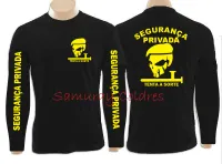 Camiseta Segurança Privada Manga Longa Tenta a Sorte