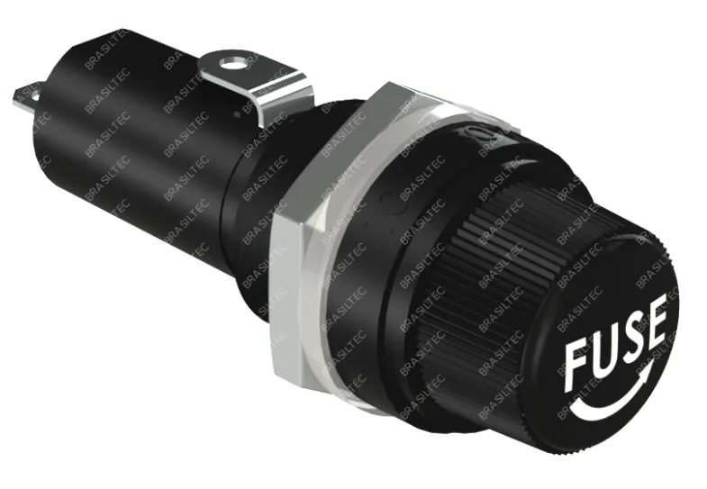 Porta Fusível 12MM para Fusiveis 5X20MM Imagem