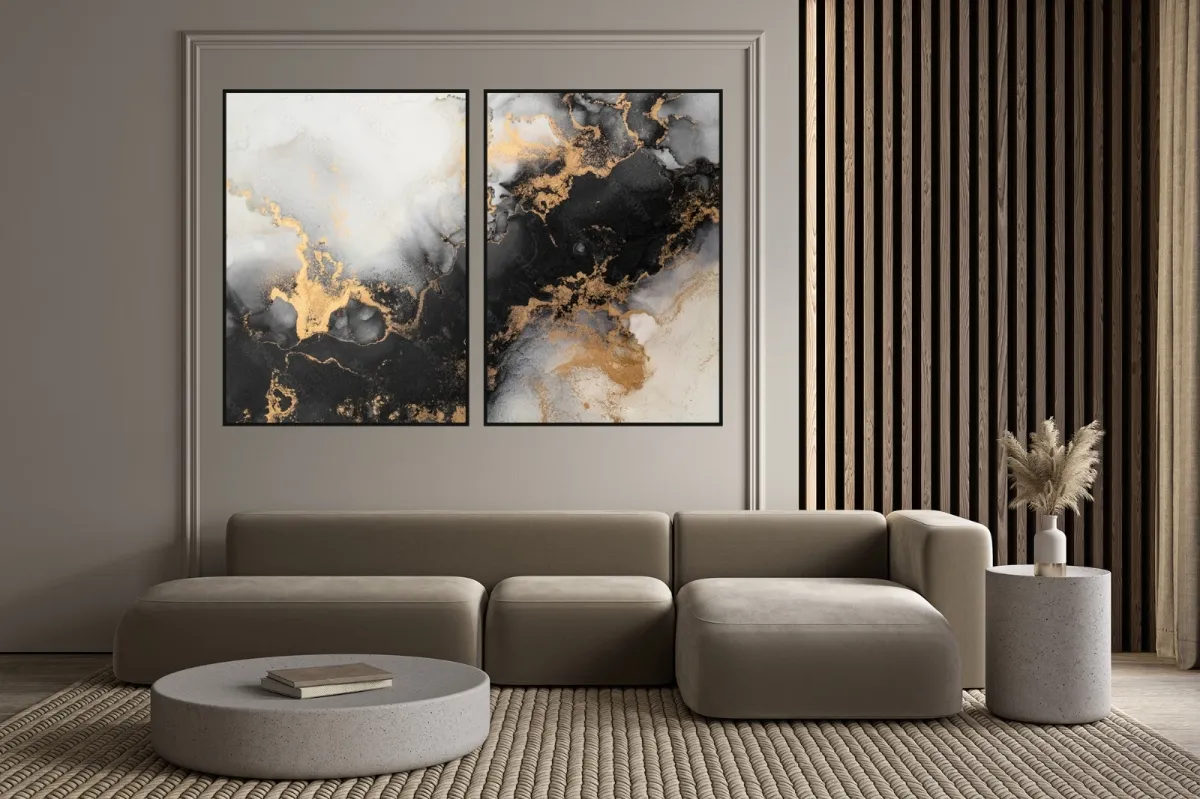 Dupla Abstrato Black Imagem