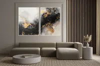 Dupla Abstrato Black Canvas - Foto 2