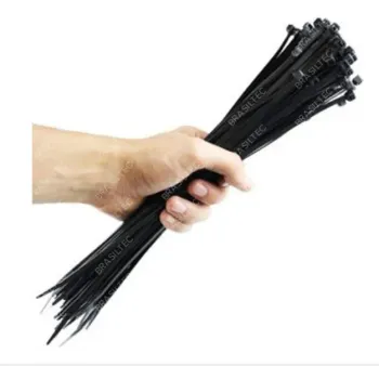Abracadeira de Nylon - Cor Preta