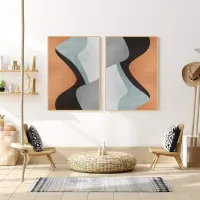 Dupla Abstrato Coral - Foto 3