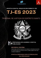 Apostila TJ ES Analista Judiciário LETRAS Ano 2023