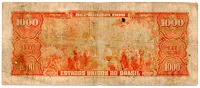 C048 - 1000 Cruzeiros - 1° Estampa - Série 139 - Assinada a Mão / Autografada - Data: 1943- Pedro Alvares Cabral - BC - Foto 2