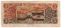 C111 - 5 Cruzeiros - Série 059 - Índio - Data: 1961 - BC - Foto 2
