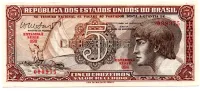 C112 - 5 Cruzeiros - Série 098 - Índio - Data: 1962 - SOB/FC