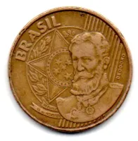 1999 - 25 Centavos - Moeda Brasil - C/ Danos - Foto 2