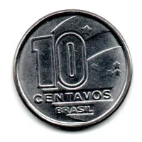 1989 - 10 Centavos - ERRO: Cunho Marcado - Moeda Brasil - Foto 2