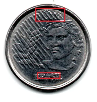1994 - 1 Centavo - ERRO: Cunho Marcado 2x na data e traço no Brasil - Moeda Brasil