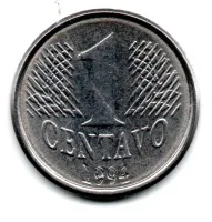 1994 - 1 Centavo - ERRO: Cunho Marcado 2x na data e traço no Brasil - Moeda Brasil - Foto 2